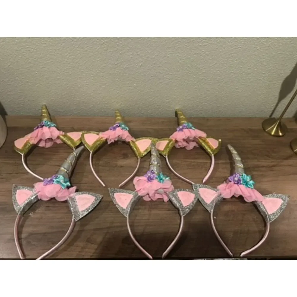 New Unicorn Headbands - Lot of 6